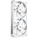 Nzxt performance fan f280x rgb case fans (wit, 2 stuks, 280 x 140 x 30 mm, pwm)