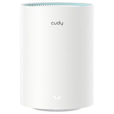 Cudy ac1200 gigabit mesh wi-fi system (1-pack) mesh router (wit)