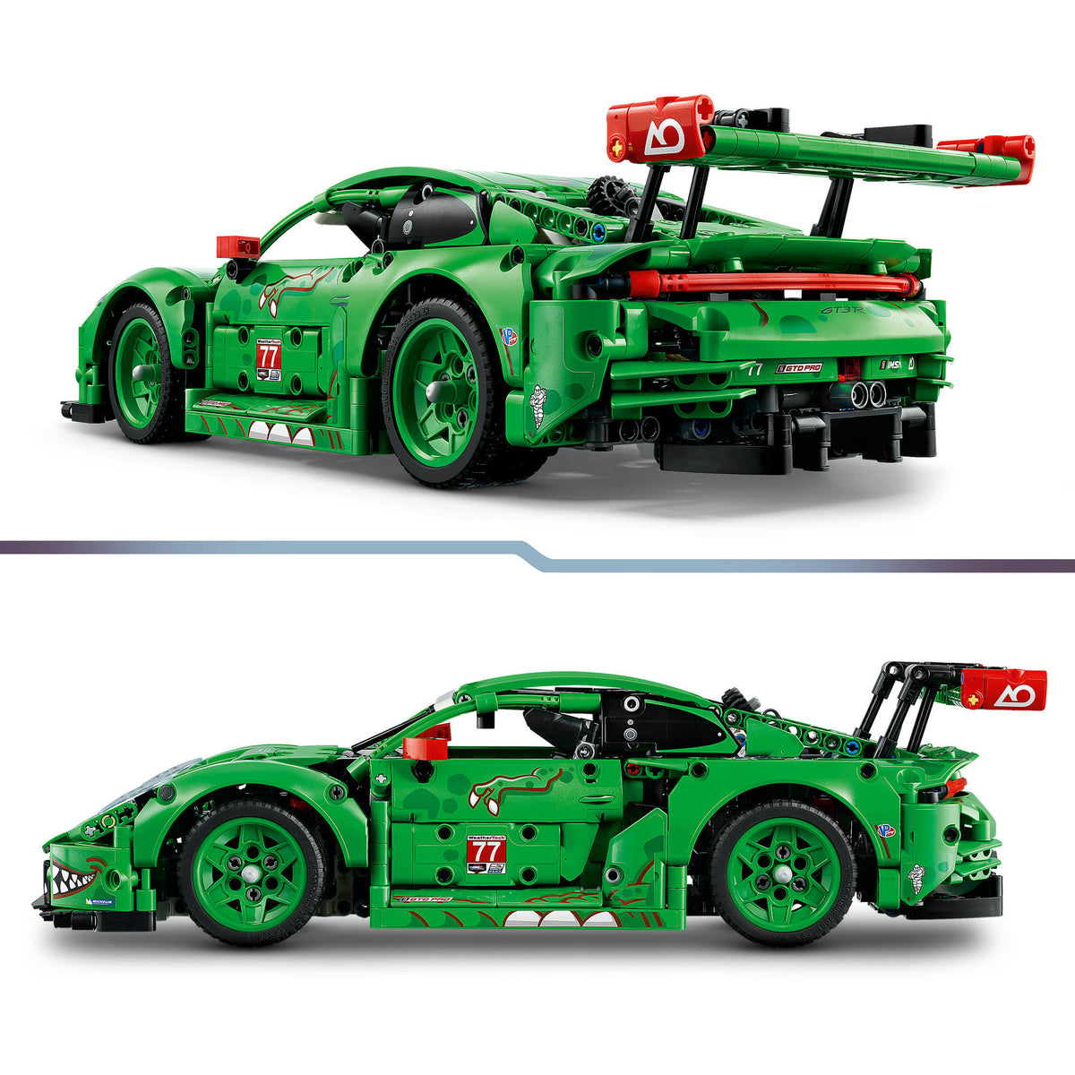 Lego technic 42224 porsche 911 gt3 r rexy ao racing auto