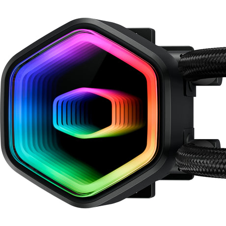 Cooler master masterliquid 240 core ii argb waterkoeling (zwart, 4-pins pwm fan-connector)