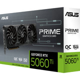 Asus prime geforce rtx 5060 ti oc 16g grafische kaart (3x displayport, 1x hdmi)