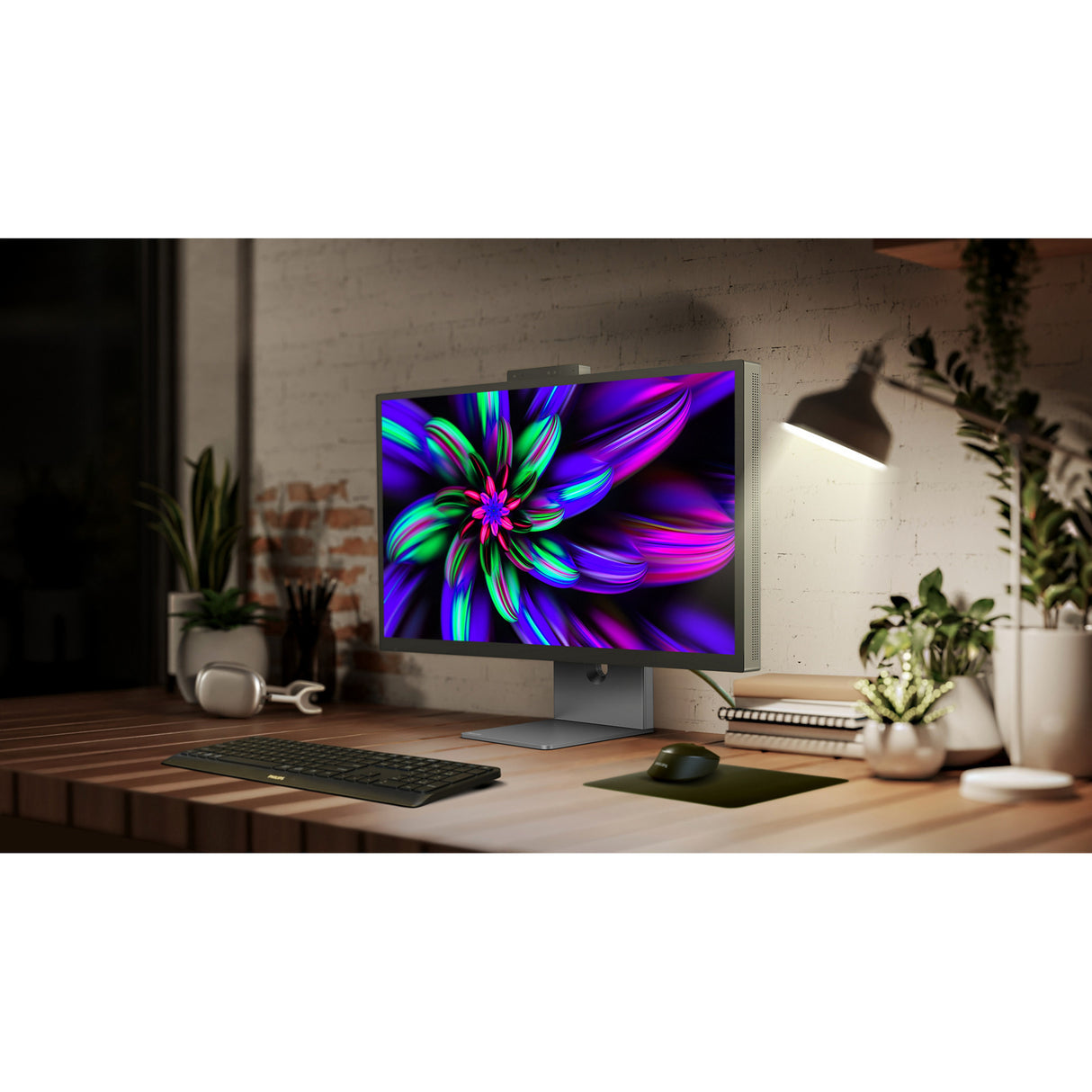 Philips brilliance 27e3u7903 27 5k uhd monitor (grijs, hdmi, 2x usb-a, usb-c, thunderbolt 4, rj-45, webcam)