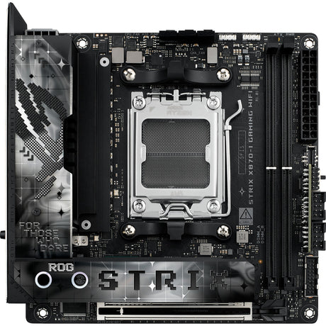 Asus rog strix x870-i gaming wifi socket am5 moederbord (raid, 2,5gb-lan, wi-fi 7, bt, sound, mini-itx)
