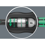 Wera click-torque c 3 push r l instelbare draaimomentsleutel (zwart groen, 40-200 nm)