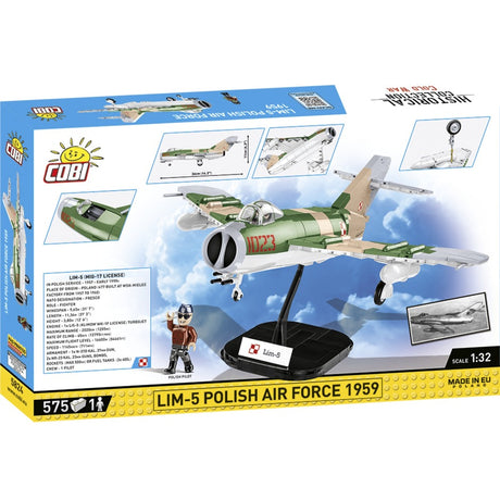Cobi historical collection - lim-5 polish air force 1959 constructiespeelgoed (schaal 1:32)