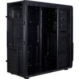 Inter-tech b-30 midi tower behuizing (zwart | 2x usb-a)