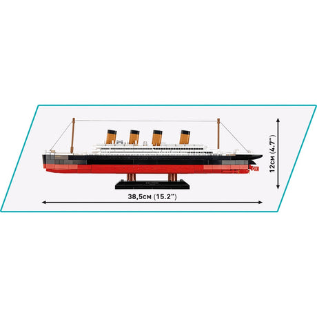 Cobi historical collection - r.m.s. titanic constructiespeelgoed (schaal 1:700)