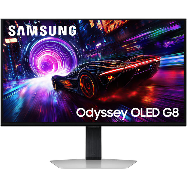 Samsung odyssey oled g8 g81sf 27 4k ultra hd gaming monitor (zilver, 1x displayport, 2x hdmi, 2x usb-a, 240 hz)