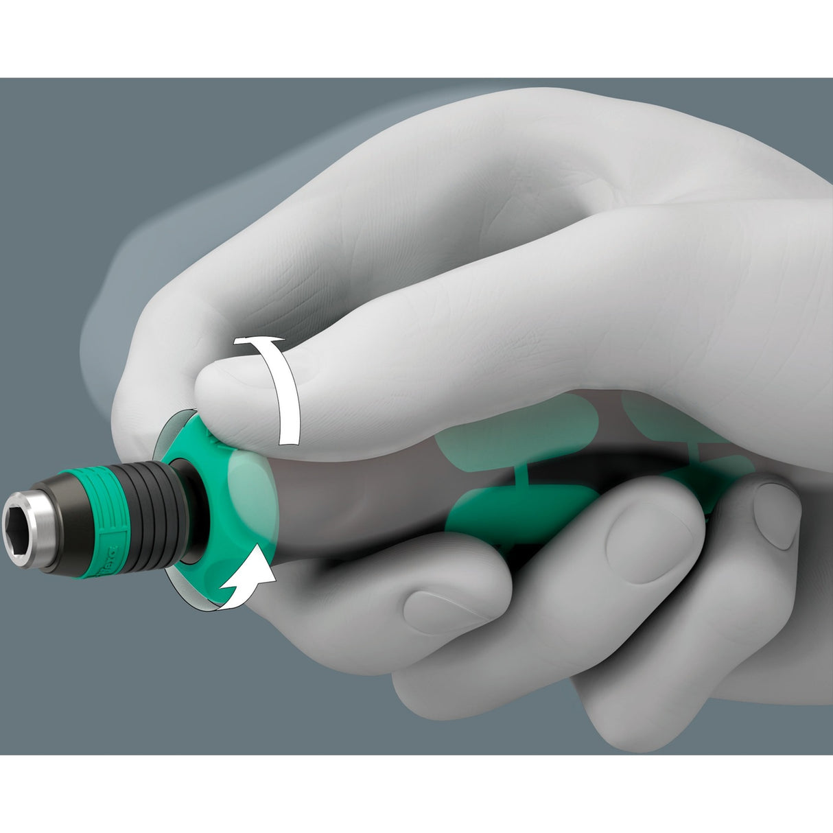 Wera kraftform kompakt 838 ra-r m set 1 bitset (zwart groen, 15‑delig)