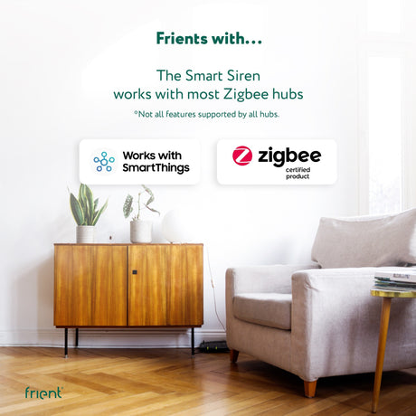Frient smart siren eu sirene (wit, zigbee 3.0)