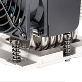 Silverstone sst-xe04-sp5b cpu-koeler (4-pins pwm fan-connector)