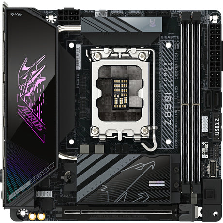 Gigabyte z890i aorus ultra socket 1851 moederbord (raid, 2.5gb-lan, wi-fi 7, bt, sound, mini-itx)