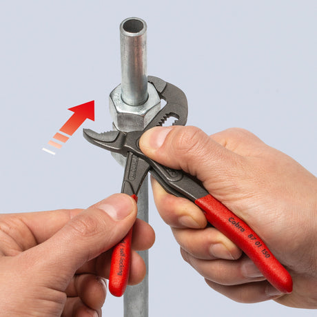 Knipex 87 01 150 waterpomptang cobra gepolijst 150mm