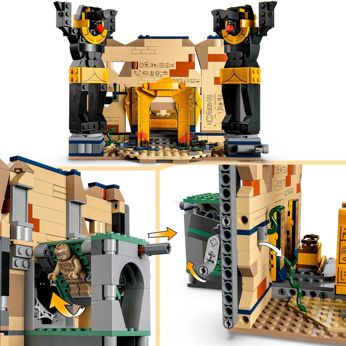 Lego indiana jones - ontsnapping uit de verborgen tombe constructiespeelgoed (77013)