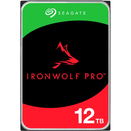 Seagate ironwolf pro 12 tb harde schijf (st12000nt001, sata 600, 24 7)