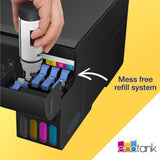 Epson ecotank et-2871 a4 multifunctionele wi-fi-printer met inkttank all-in-one inkjetprinter (zwart, scannen, kopiëren, wi-fi, inclusief tot 3 jaar inkt)