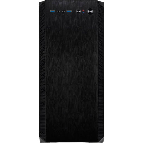 Inter-tech h-606 mini tower behuizing (zwart | 2x usb-a)