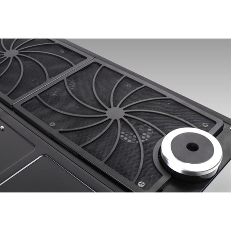 Silverstone sst-gd07b-c htpc behuizing (zwart | 1x usb-a | 1x usb-c)