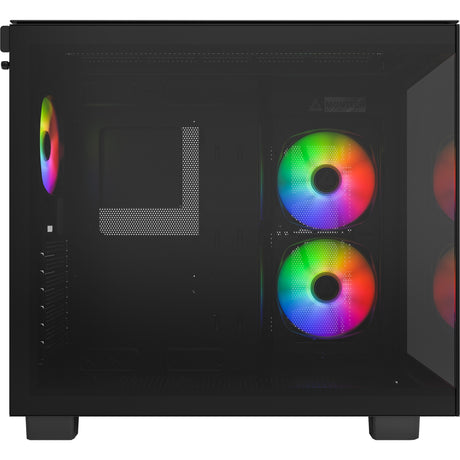 Montech king 65 pro midi tower behuizing (zwart | 2x usb-a | 1x usb-c | window)