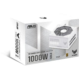Asus tuf gaming gold white edition modulaire 1000 watt voeding (wit, 1x 12v-2x6, 4x pcie)
