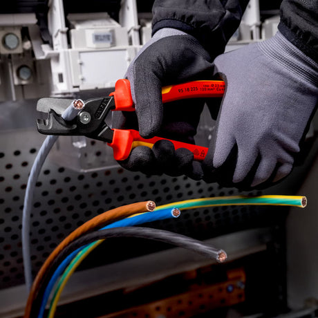 Knipex kabelschaar stepcut xl vde 225 mm – grote snijcapaciteit met minimale inspanning