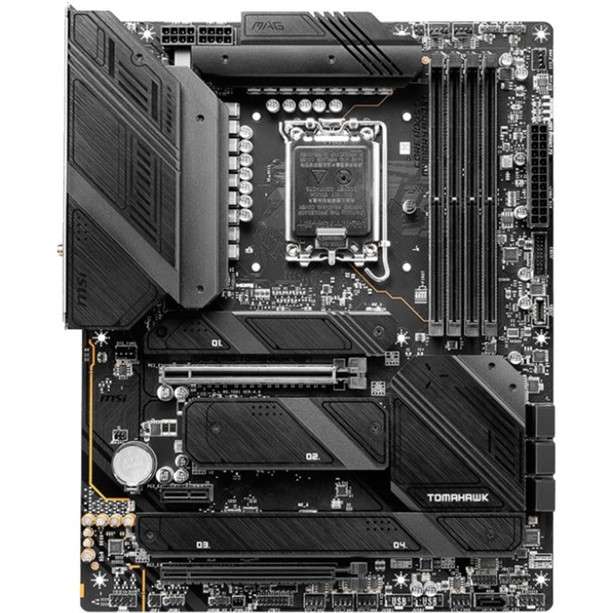 Msi mag z790 tomahawk wifi socket 1700 moederbord (zwart, raid, 2.5 gb-lan, wi-fi 6e, bt, sound, atx)