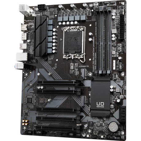 Gigabyte b760 ds3h ddr4 socket 1700 moederbord (zwart grijs, raid, gb-lan, sound, atx)