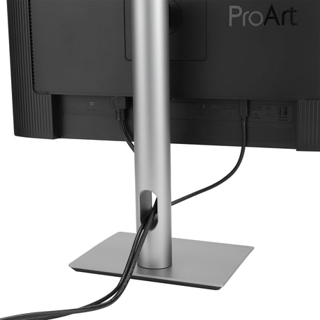 Asus proart pa248crv 24 monitor (zwart zilver, 2x hdmi, 2x displayport, 4x usb-a, usb-c)