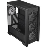 Asus tuf gaming gt302 argb midi tower behuizing (zwart | 2x usb-a | 1x usb-c | rgb | tempered glass)