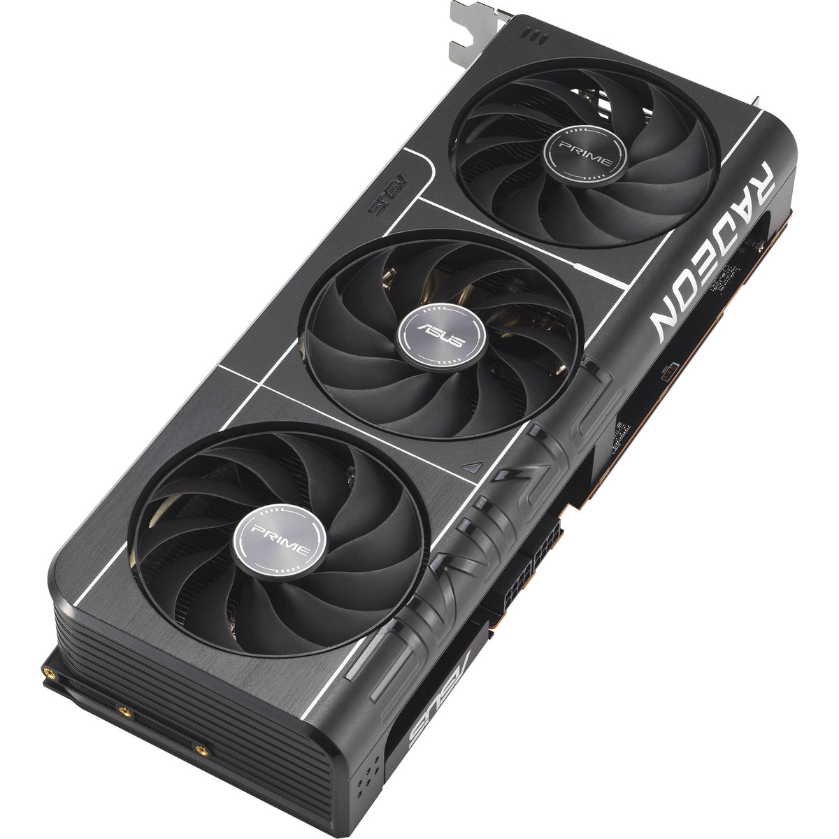 Asus prime radeon rx 9070 gre grafische kaart (grijs, 3x displayport, 1x hdmi)