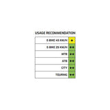 Ryde velg zac big bull 28 29 622 x 25c aluminium - 36 gaats 14g - zwart geslepen