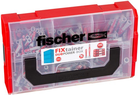 Fischer fixtainer duopower pluggen kort en lang