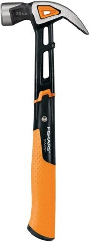 Fiskars isocore serie - timmermanshamer - 570 g - 34,2 cm - antislip