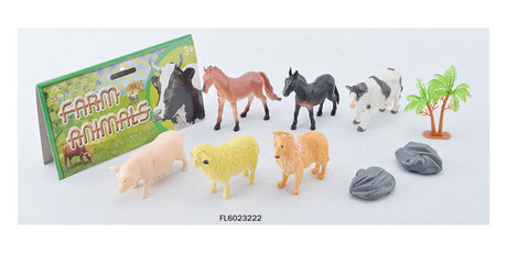 Aro boerderijdieren in zak 9-delig
