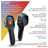 Flir tg297 Hëtzt weist Kamera