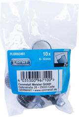 Cornat spanring 8-16mm (10st) rvs - flor92491