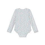 Florish | groen meisjes uv badpak met lange mouwen