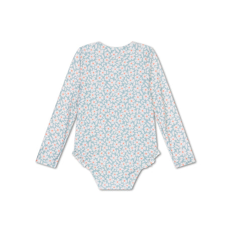 Florish | groen meisjes uv badpak met lange mouwen