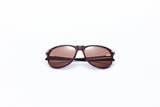 Formula Zonnebril unisex rond cat.4 donkerbruin bruin