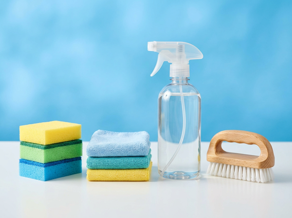 Sponzen en schoonmaakaccessoires