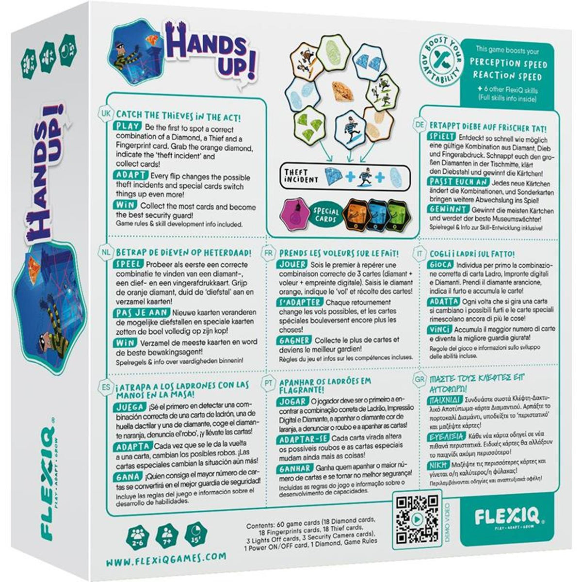 Flexiq - hands up! kaartspel