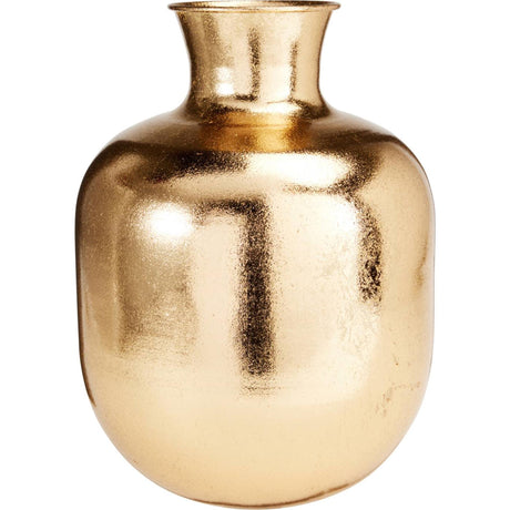 Home styling vaas metaal goud dia29,5x40cm