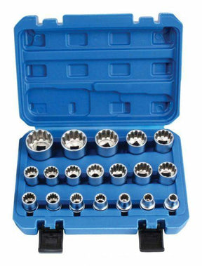 Satra socket set 12-kątowa vario-plus 1 2 19szt.
