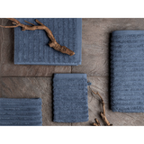 Gastendoekjes wave jeans blauw 6 stuks