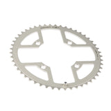 Gebhardt Chainring 46 tands sølv, Shimano, 4 huller, ATB tredobbelt