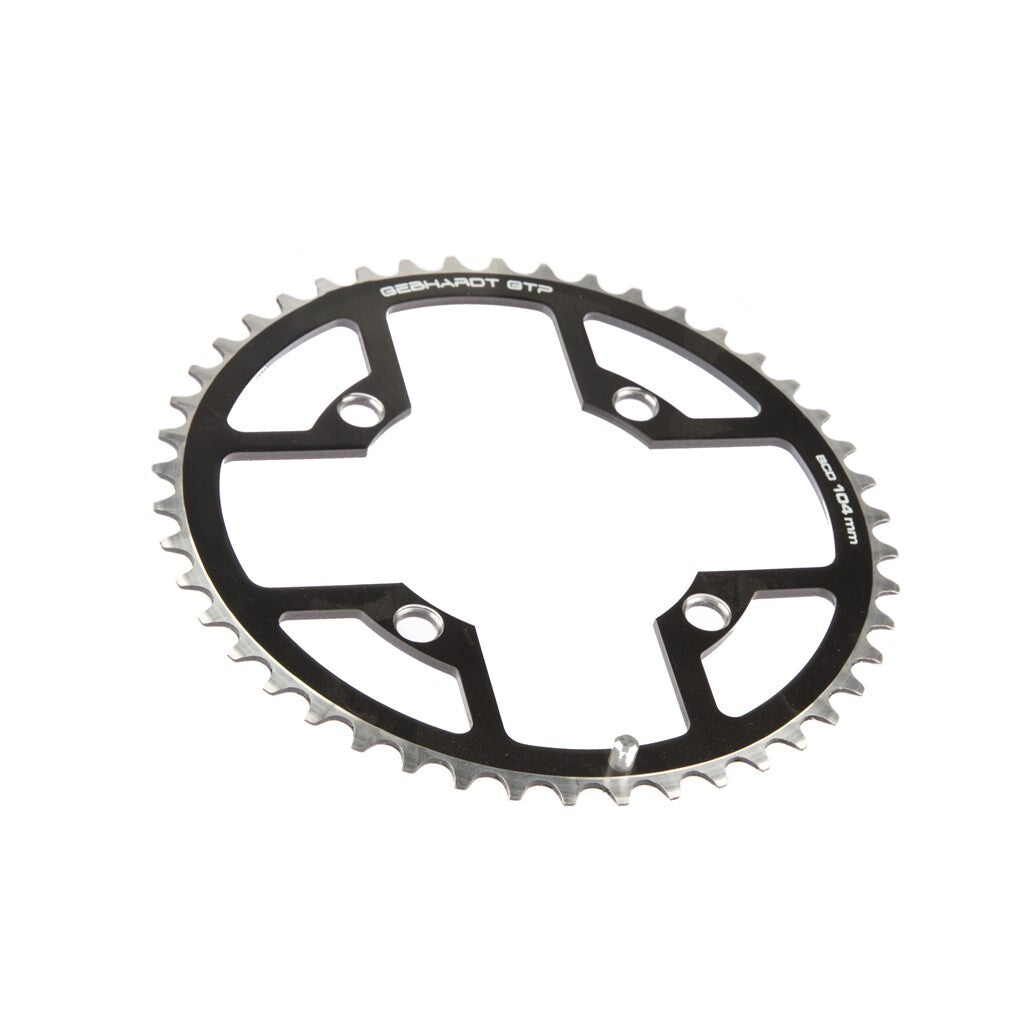 Buzaglo gebhardt kettingblad 46t bcd 104mm 4 armen, zwart