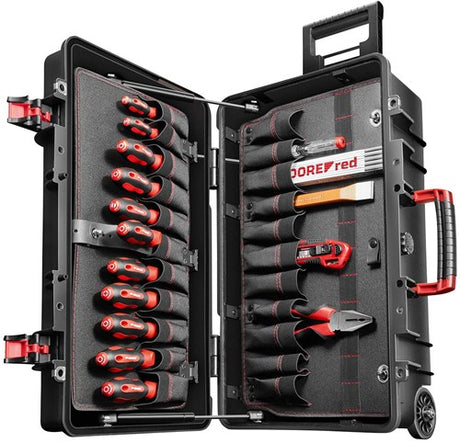 Gedore gereedschapset meister xxl | in verrijdbare thought case | 124-delig - 3301641