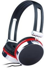 Enzo gembird stereo hoofdtelefoon zwart rood