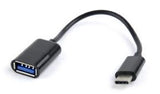 Enzo gembird usb 2.0 adaptorkabel 0.2m - usb-c male naar contra usb