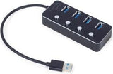 Enzo gembird usb 3.1 hub 4 poorts - 9510506